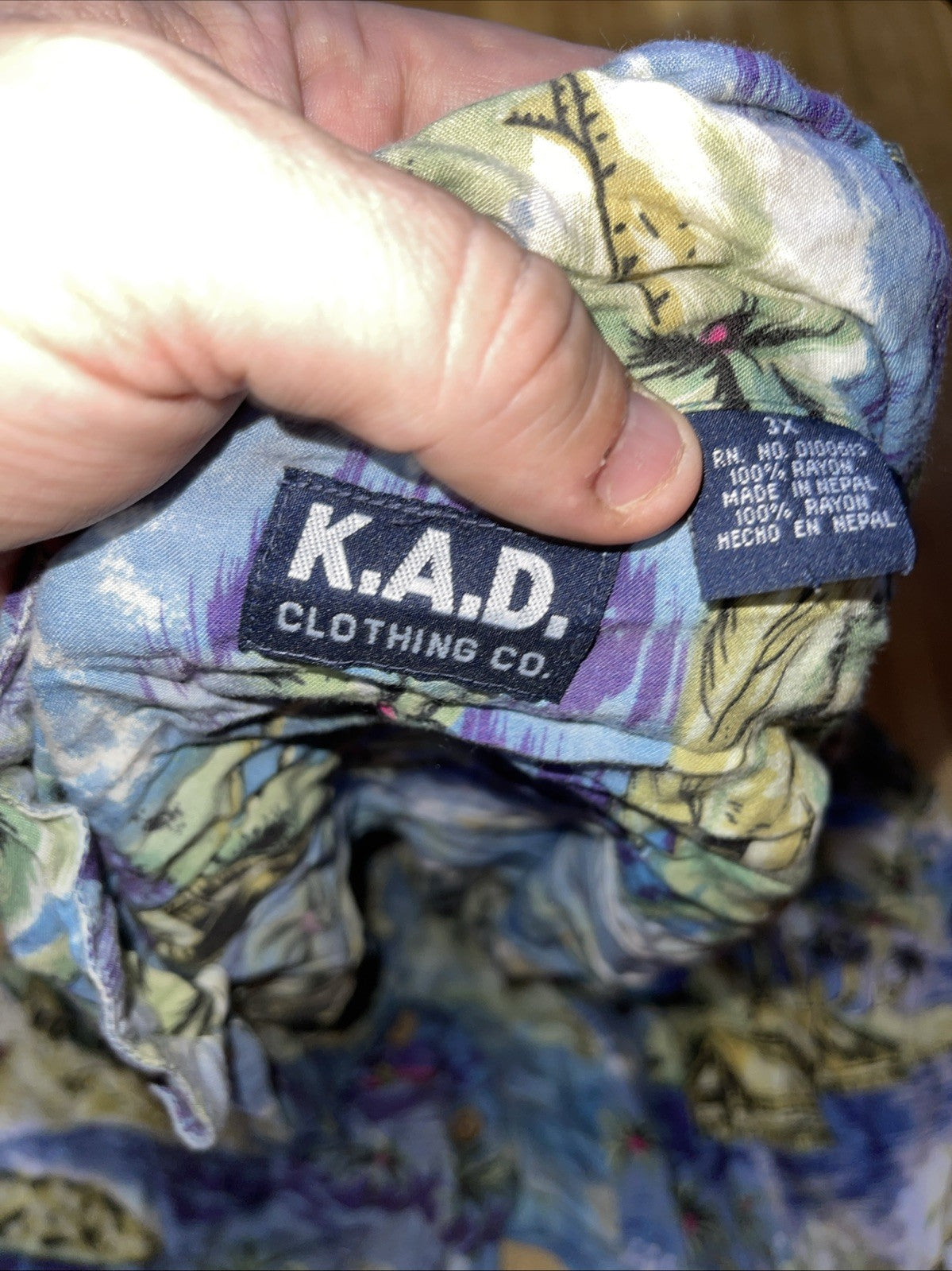 KAD Clothing Hawaiian Shirt 3X