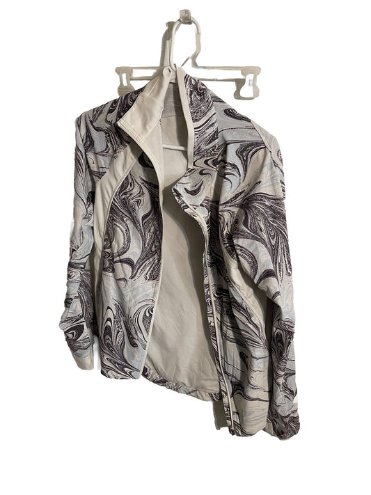 Athleta All Over Print Full Zip Large