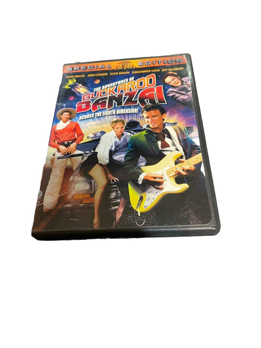 The Adventures of Buckaroo Banzai (DVD, 1984, Special Edition) Peter Weller