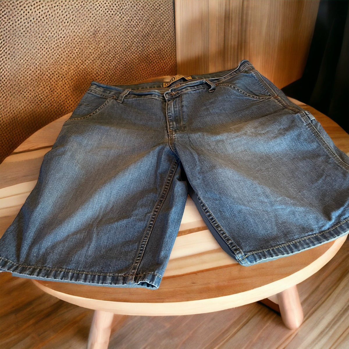 OND Old Navy Denim Painter’s Carpenter Shorts 34