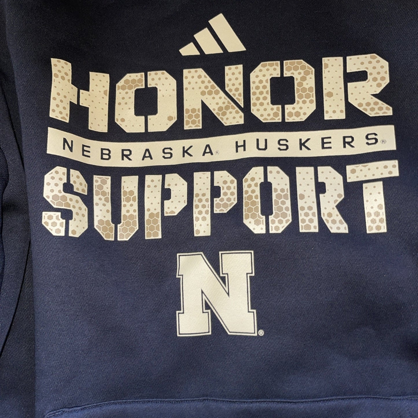 Adidas Nebraska Cornhuskers Honor Support Hoodie NWT XL