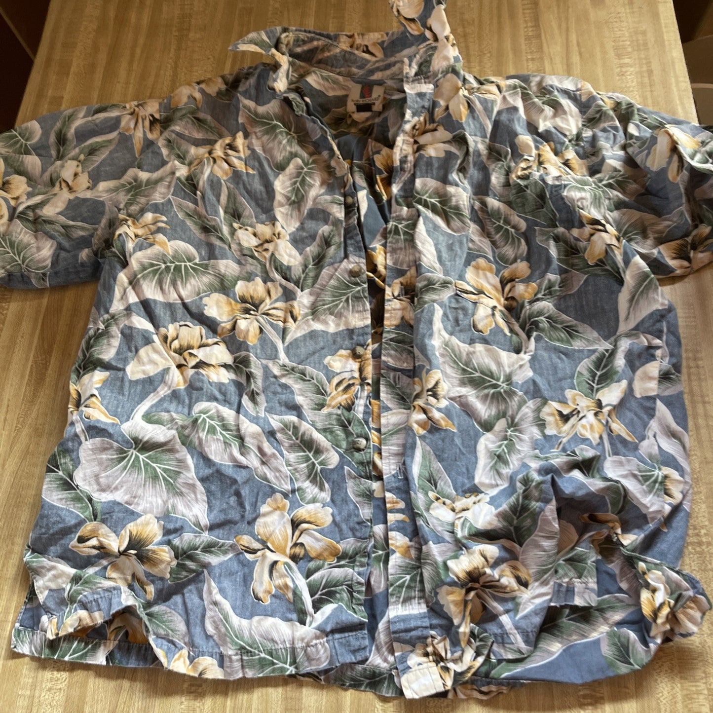 tori richard hawaiian shirt large