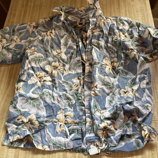 tori richard hawaiian shirt large
