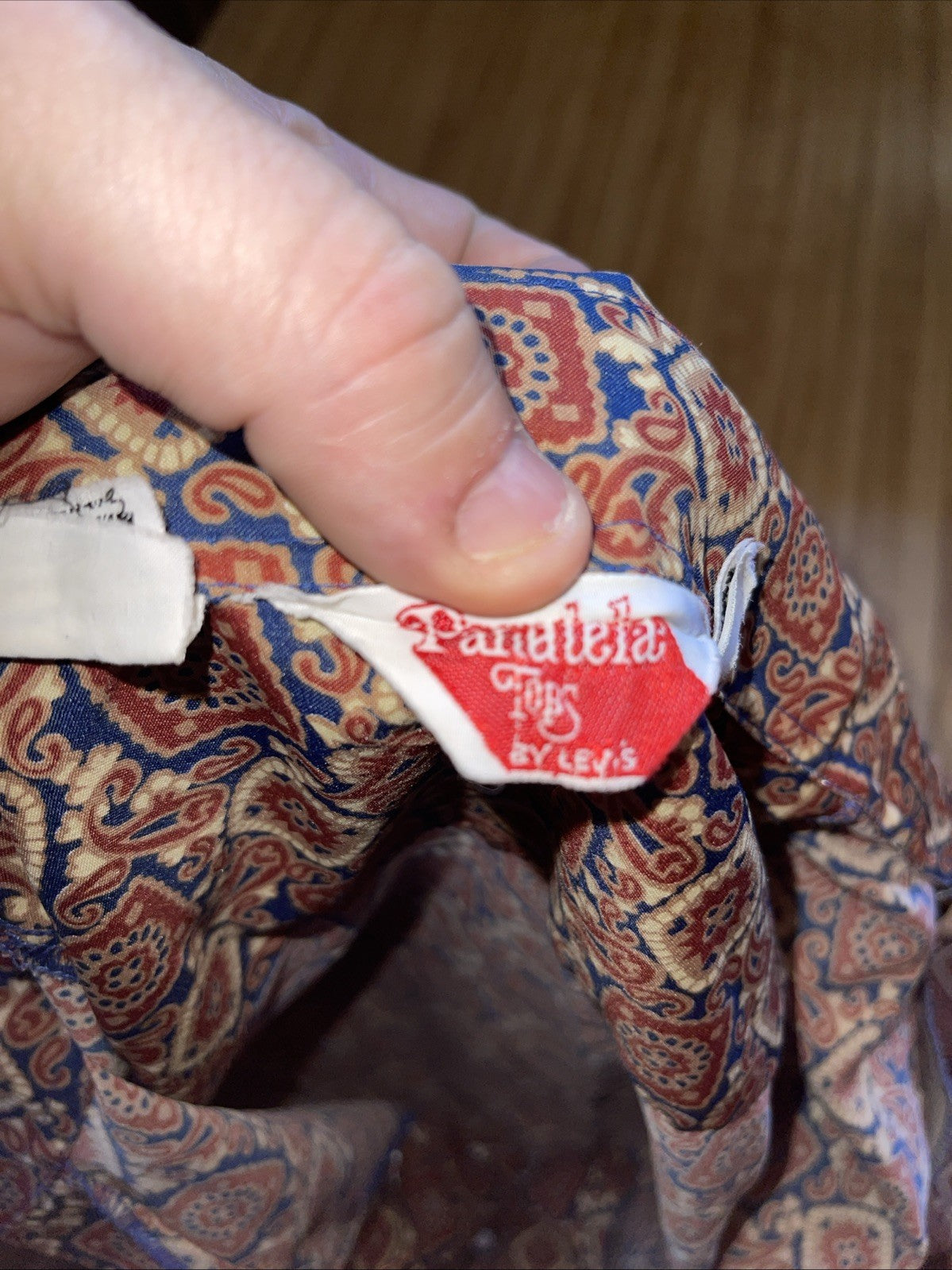 Vintage Panatela Tops By Levi’s Button Up Large