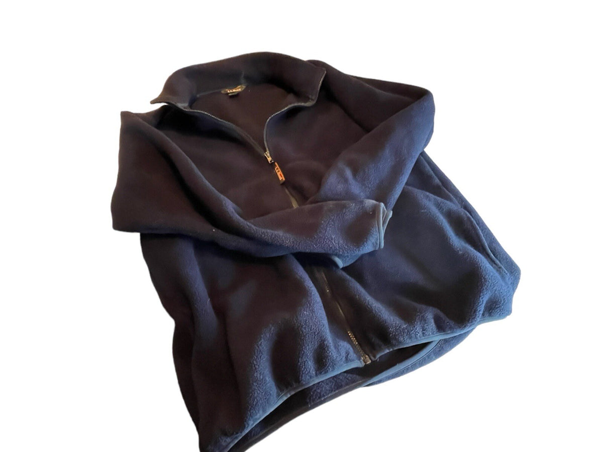 LL Bean Full Zip Fleece Large Tall
