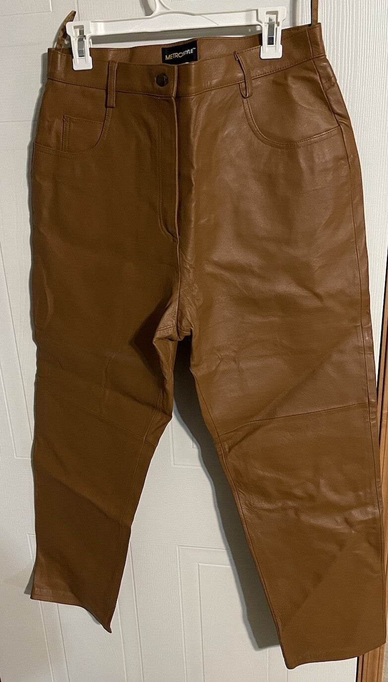 Metrostyle Leather Pants Size 16