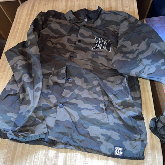 808 All Day Camo Windbreaker Jacket 3XL