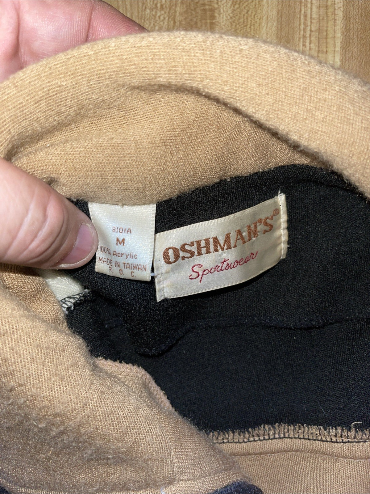 Vintage Oshman’s Sportswear Track Jacket Medium 