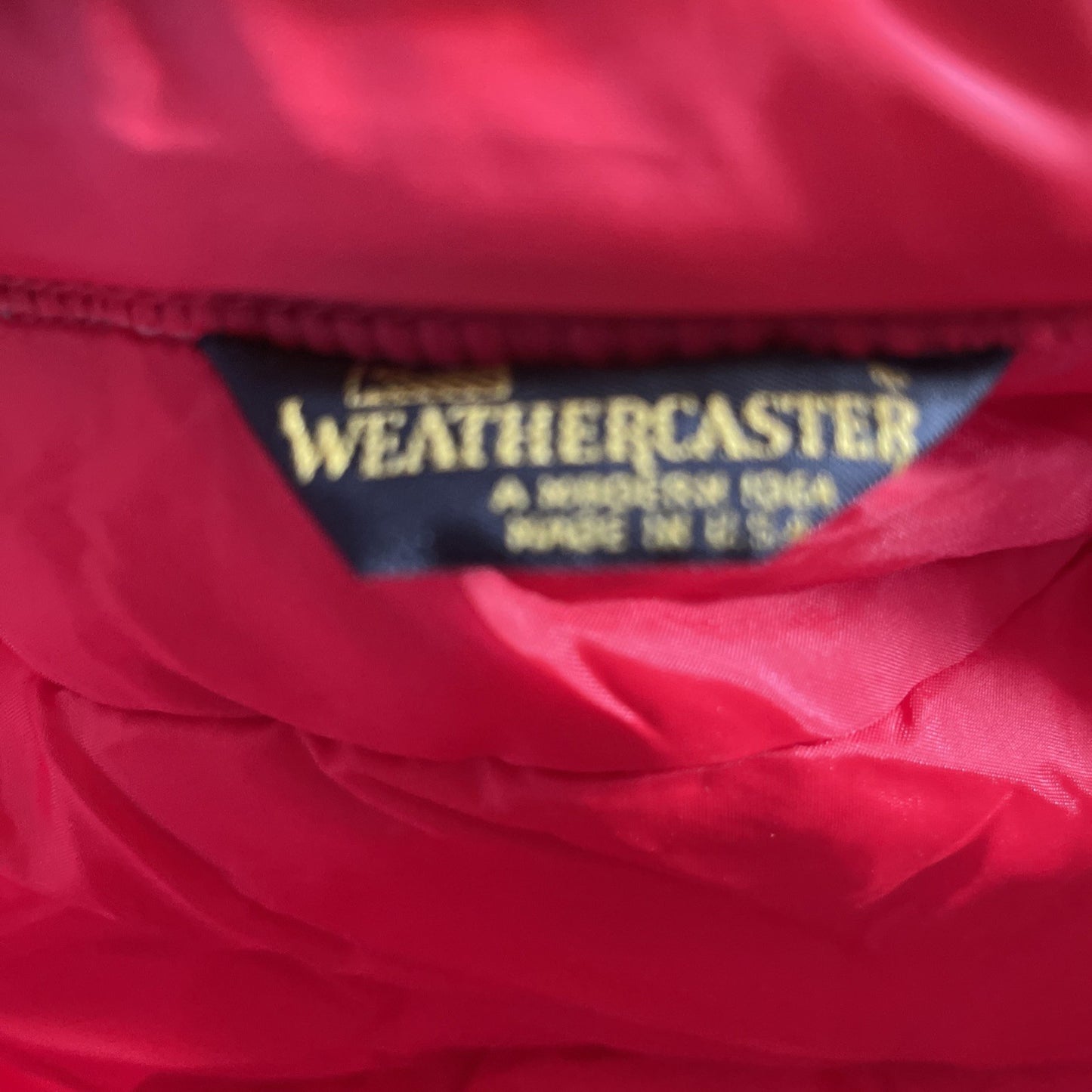 Vintage Weathercaster Puffer Vest Coca Cola Branded 