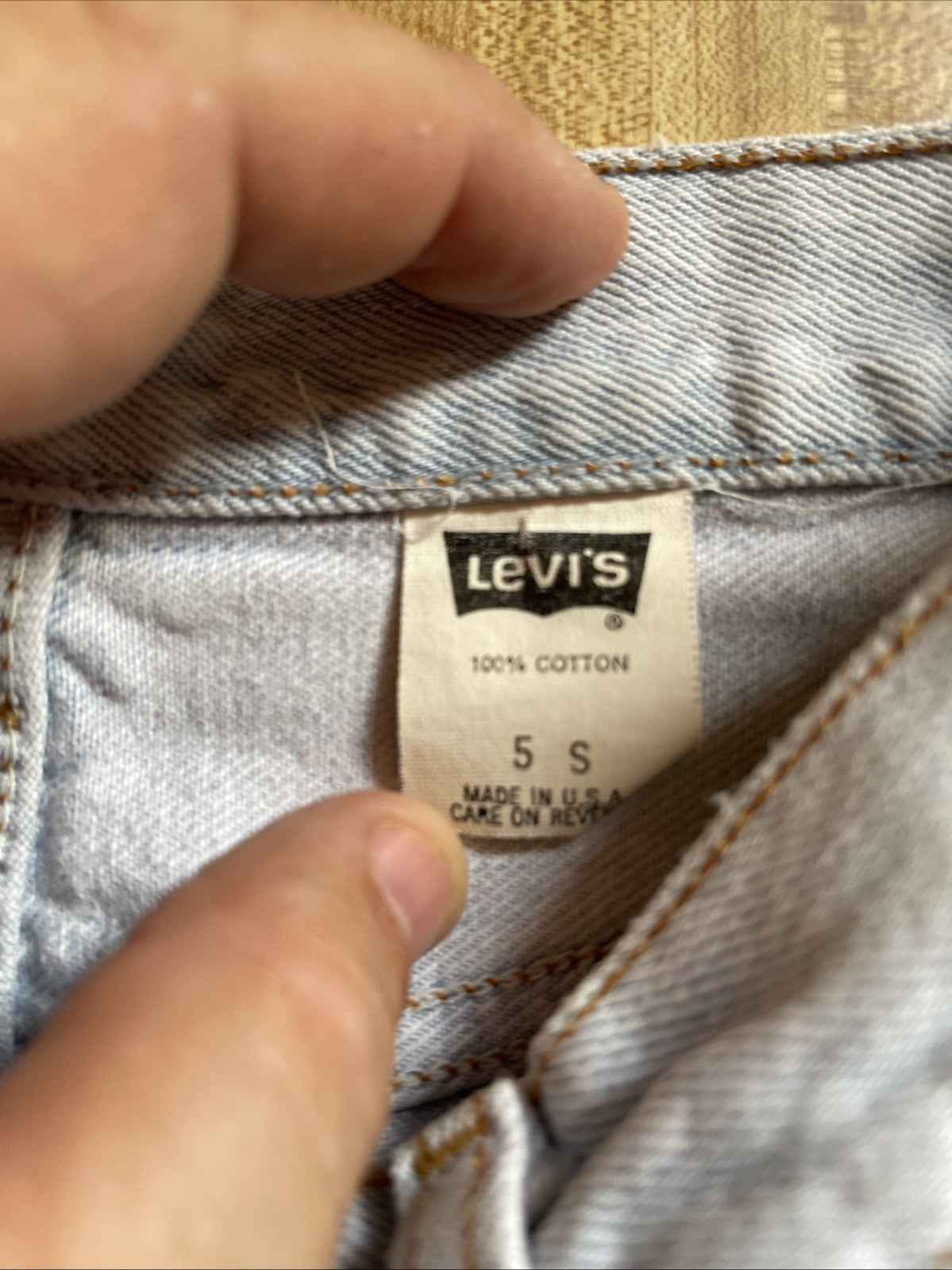 Vintage Levi’s Jeans Made In USA Size 5 Button Fly 