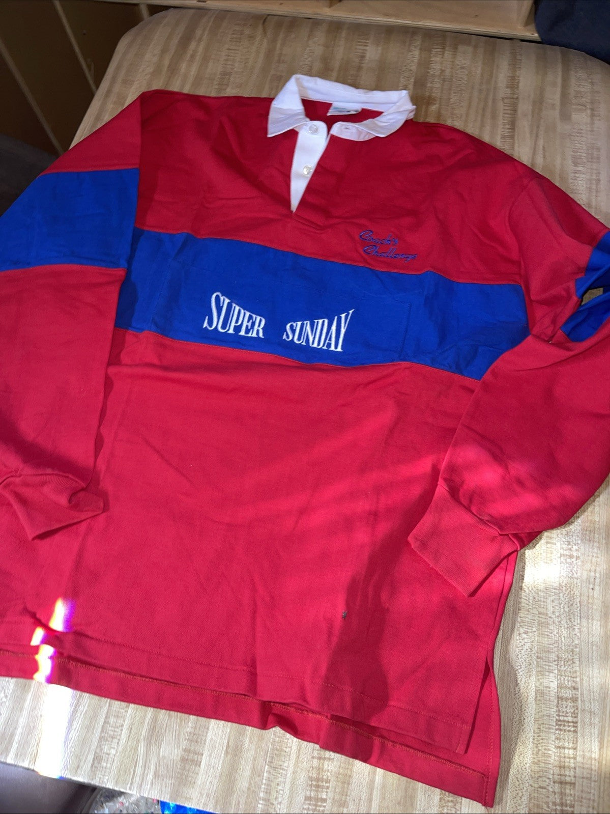 Vintage Rugby Polo Large 