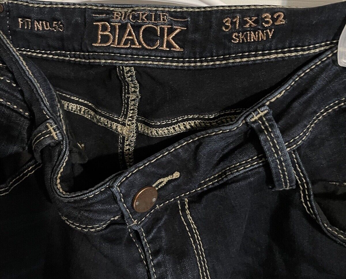 Buckle Black Jeans Fit 53 Skinny 31x32