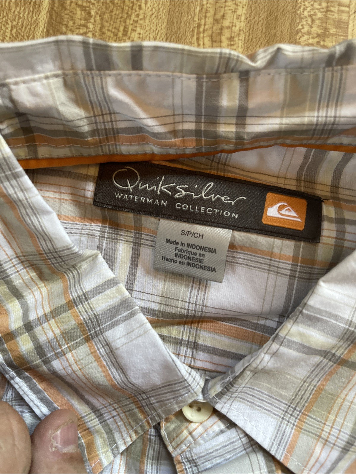 quiksilver waterman collection shirt Small 
