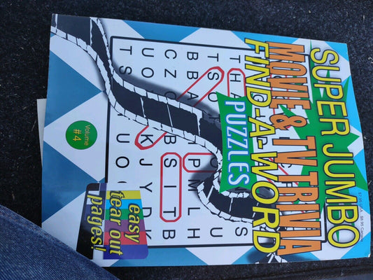 Super Jumbo Find A Word Puzzle 