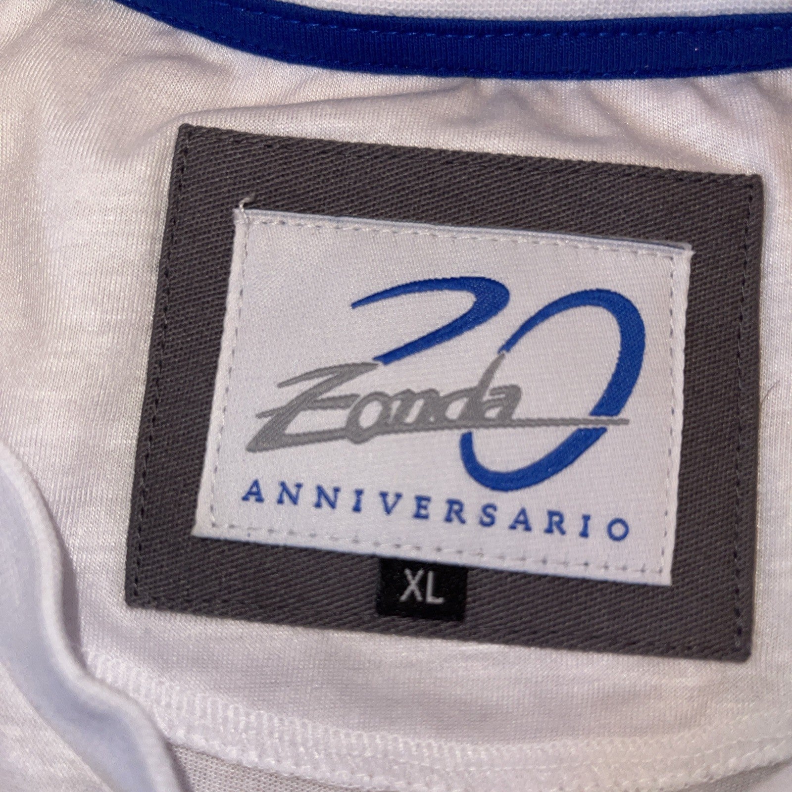 Pagani Zonda 20 Anniversario T Shirt XL