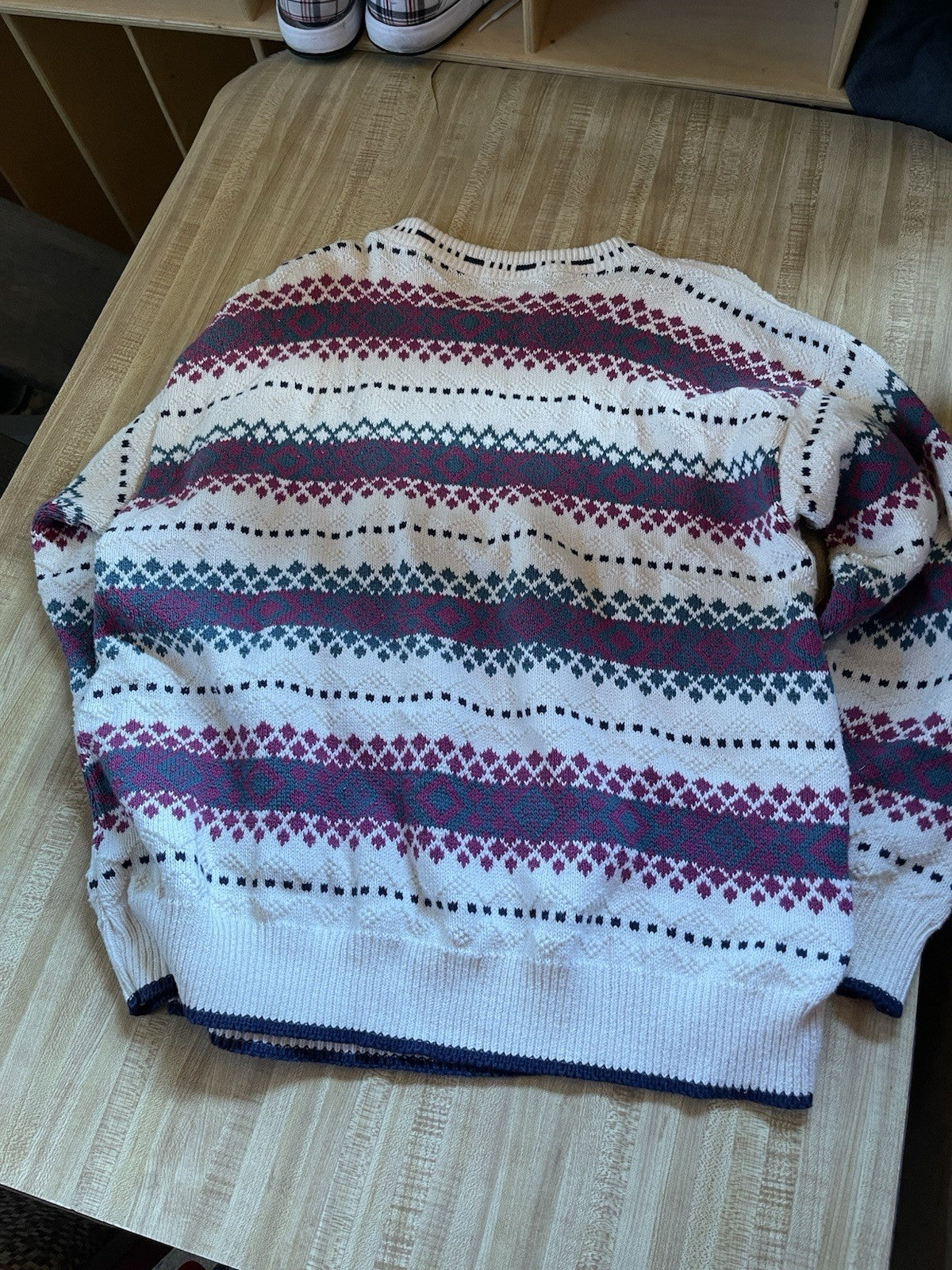 Vintage Scottish Isle Sweater Large 