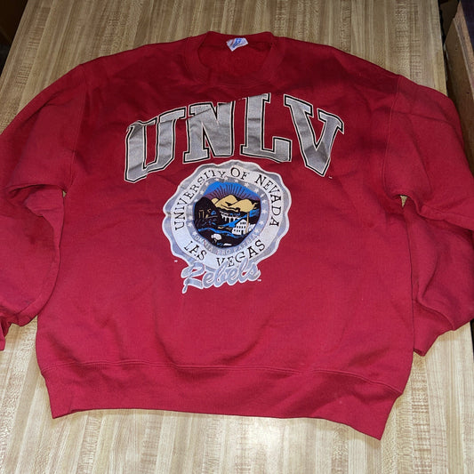 Vintage UNLV Sweatshirt Jerzees Large Made In USA 