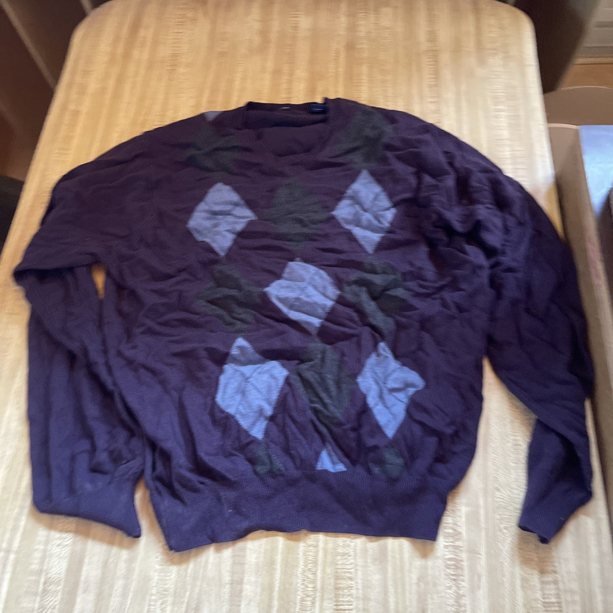 izod argyle sweater XL