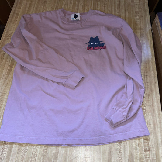Vintage Real Bad Man Long Sleeve T Shirt Medium 