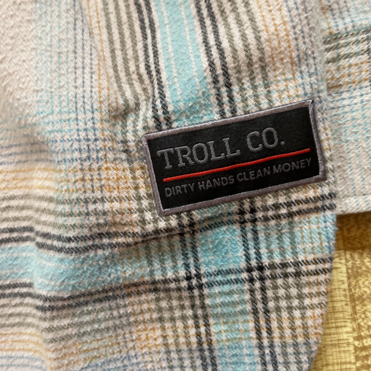 Troll Co Pearl Snap Flannel XL