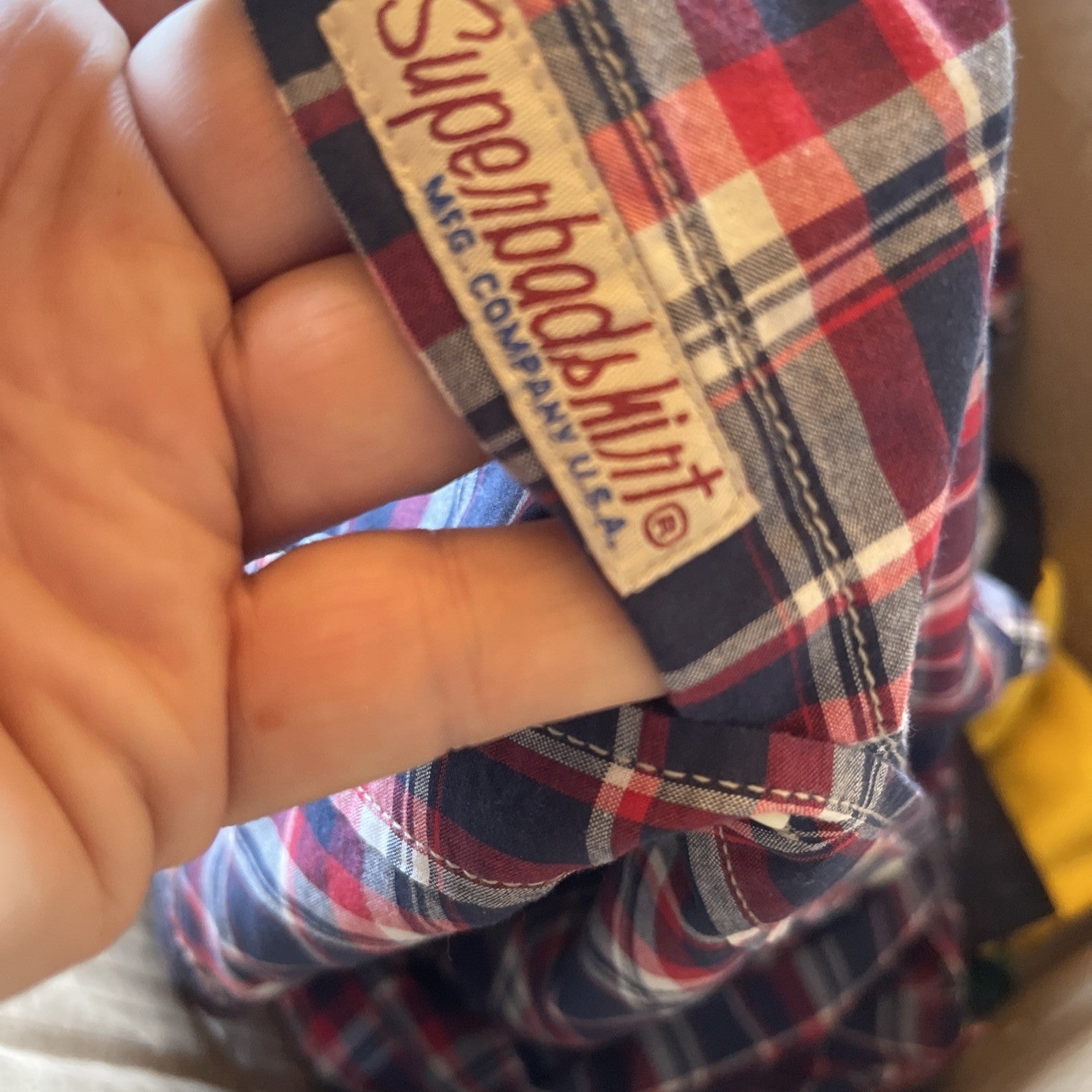 Vintage Superbadshirt Button Up Large 