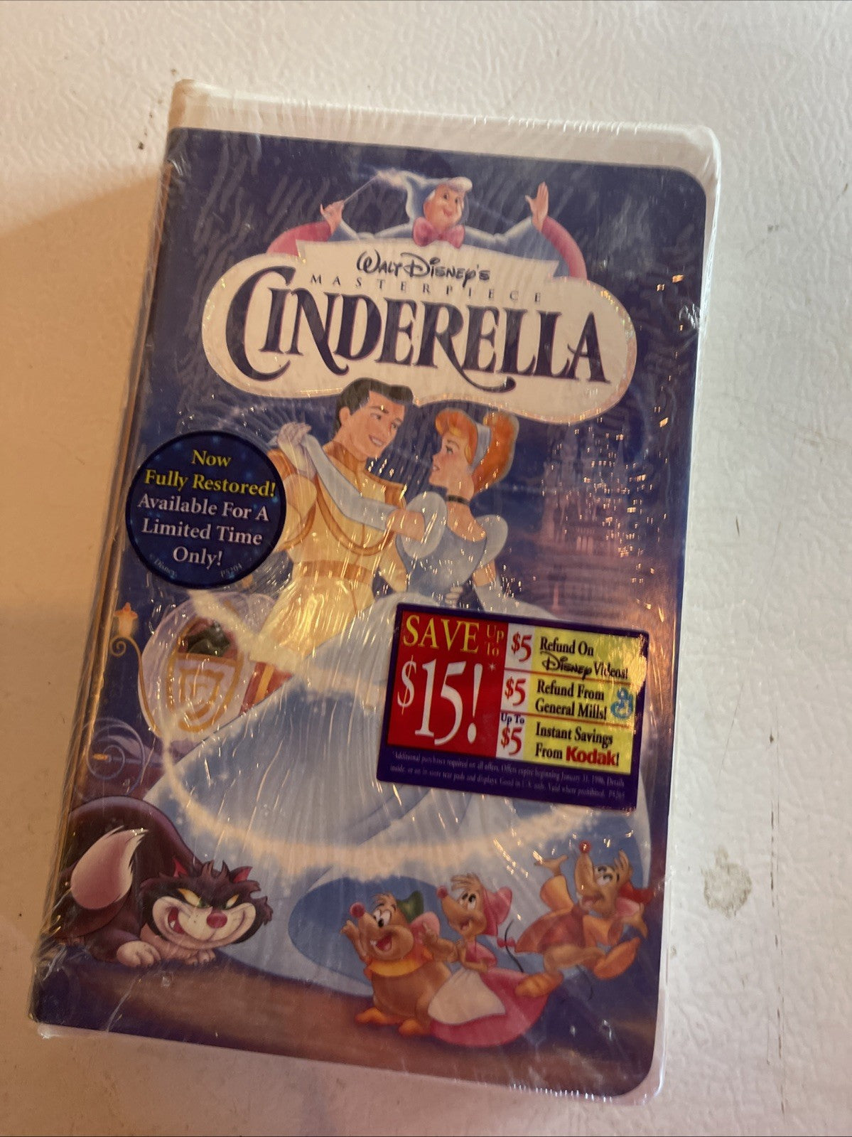 Cinderella (VHS Tape, 1995, Walt Disney Home Entertainment)