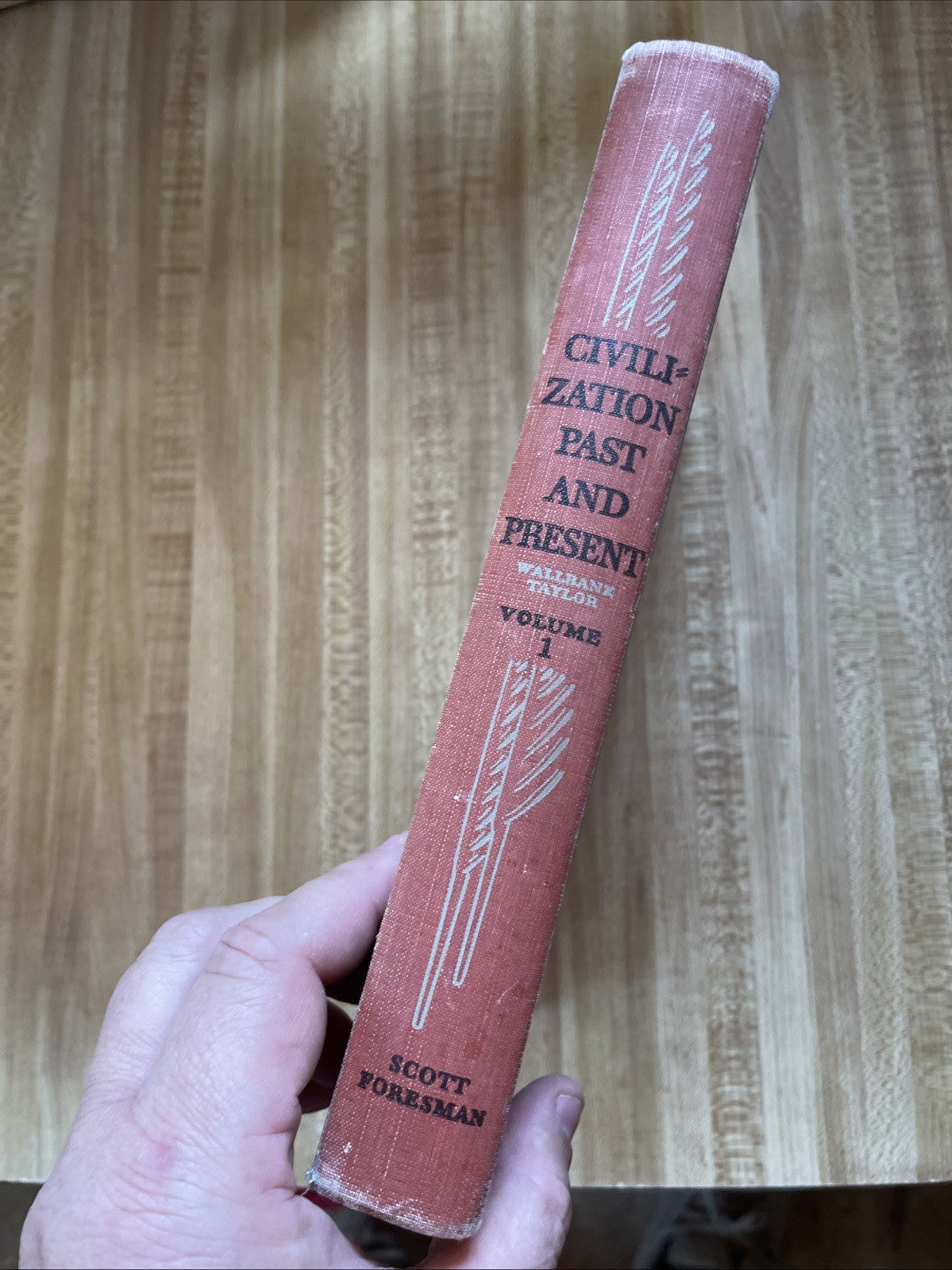 Civilization Past and Present Vol. 1 by Wallbank & Taylor, 1942 Hardcover