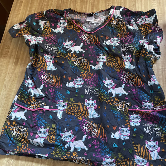 Disney Scrubs Top 2XL 