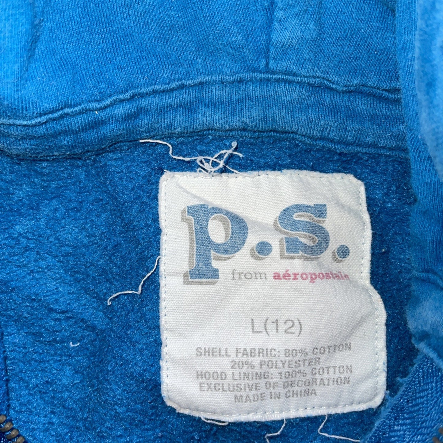 Aeropostale PS Full Zip Hoodie Large 
