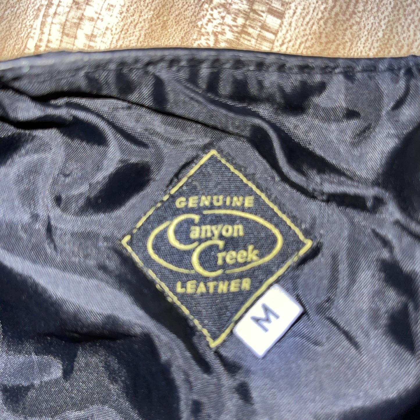 Canyon Creek Leather Biker Vest Medium 