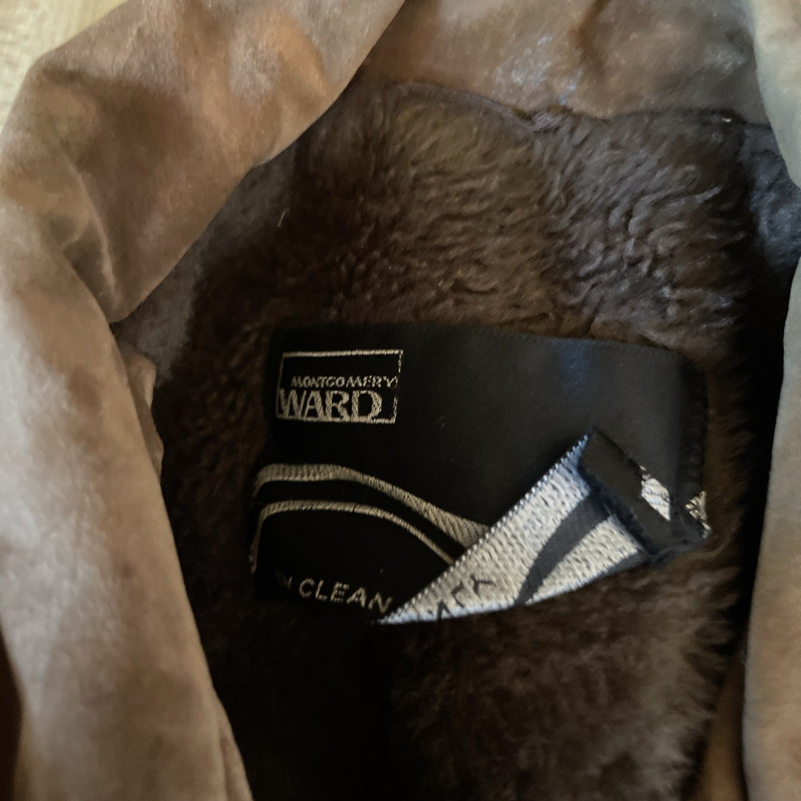 Vintage Montgomery Ward Suede Coat 