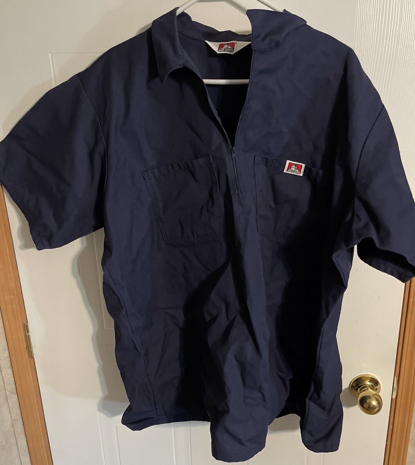 Ben Davis Zip Up Work Shirt 2XL