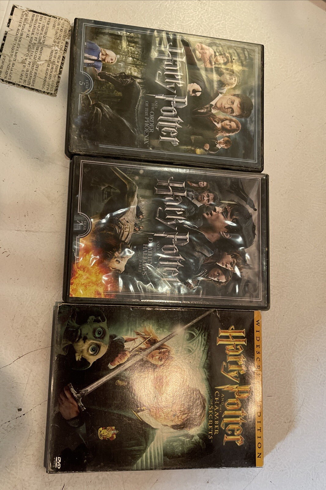 Harry Potter DVD Lot