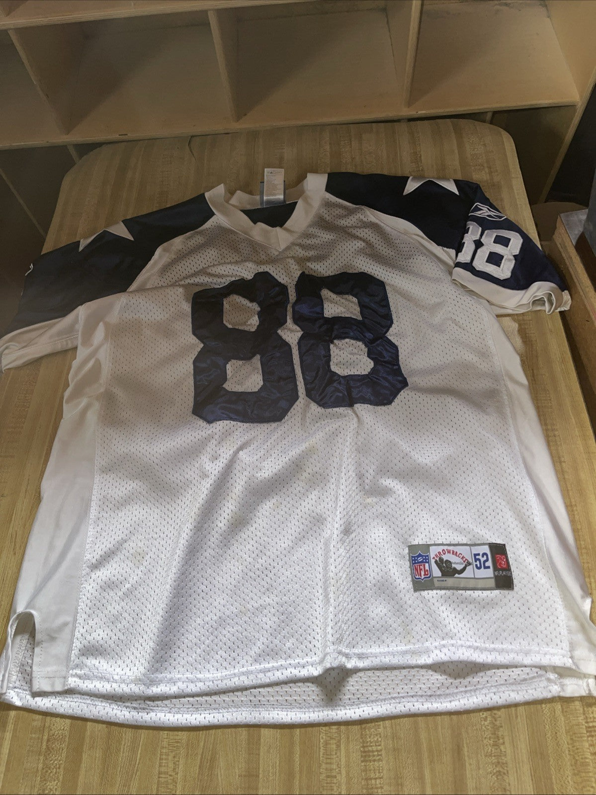 Reebok On Field Throwbacks Dez Bryant Jersey Dallas Cowboys Size 52 Stitched