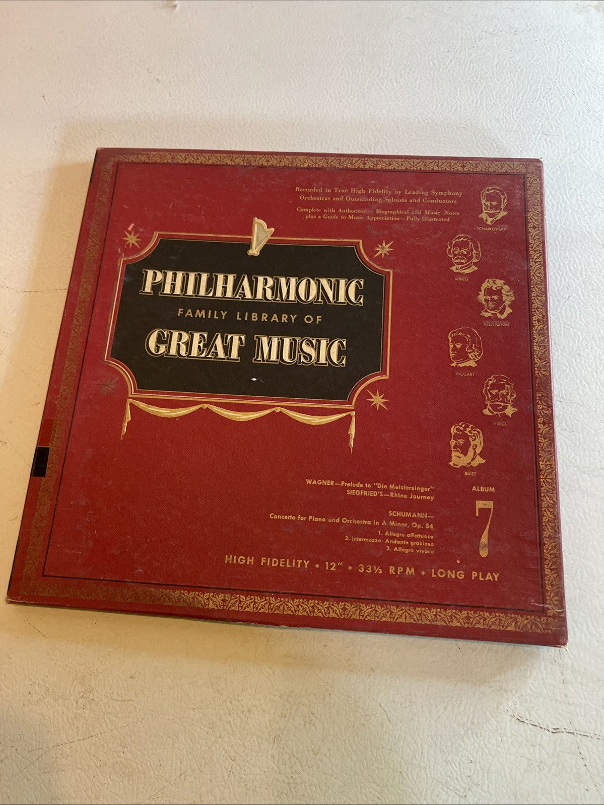 philharmonic family library of great music Vinyl Lot