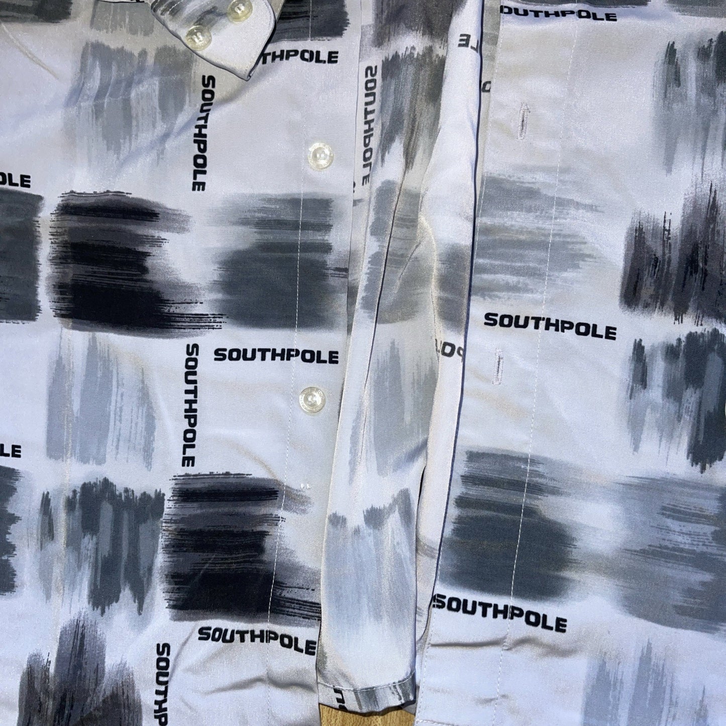 Southpole AOP Button Up Large 