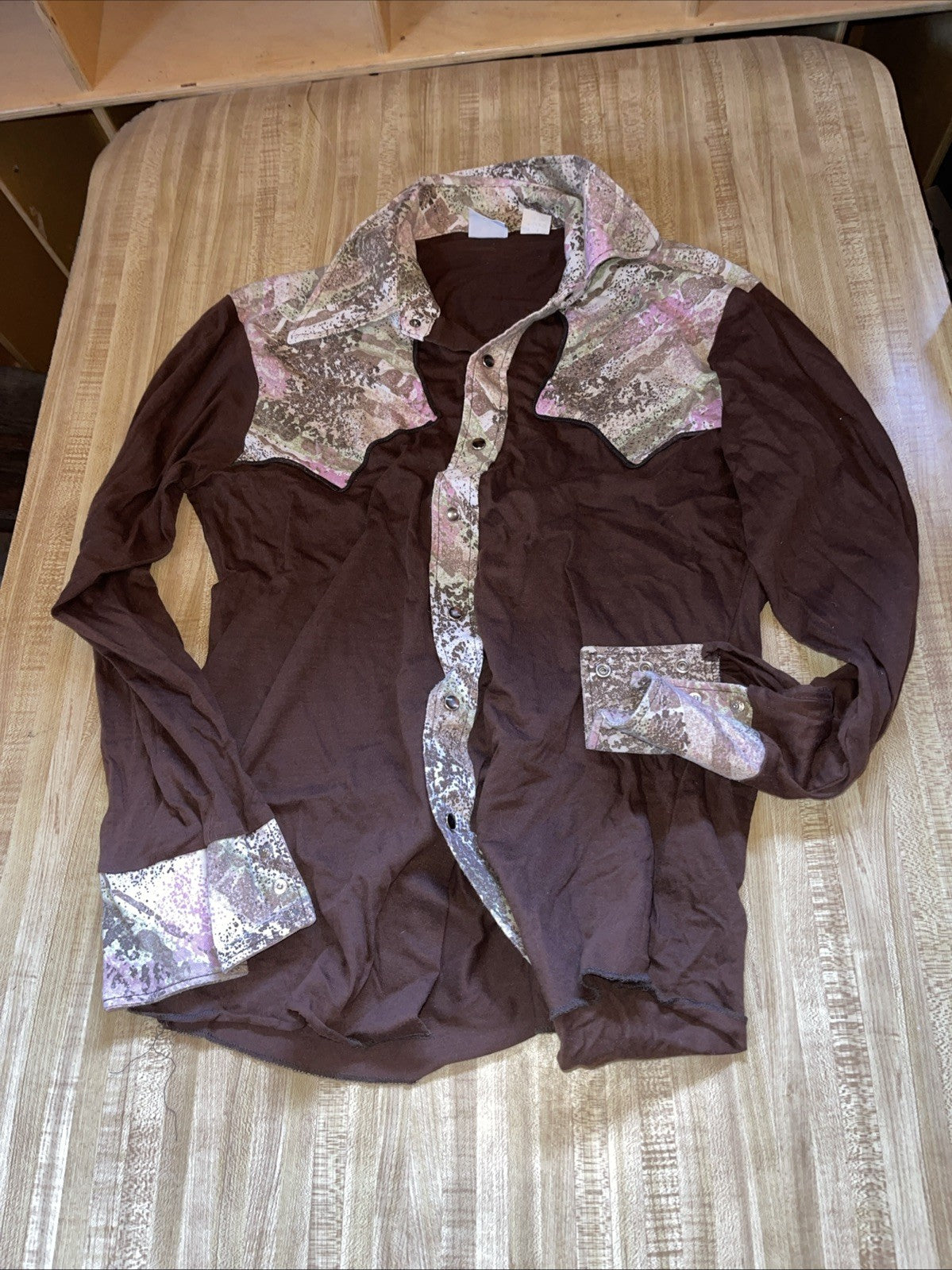 Vintage Pearl Snap Western Shirt XL