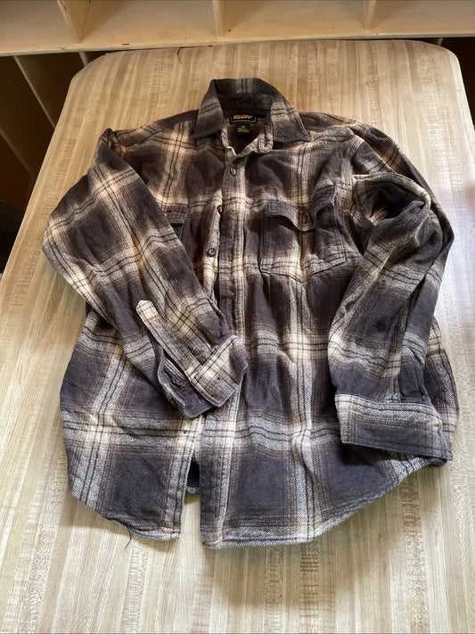 Work N Sport Heavy Flannel Shacket Medium 