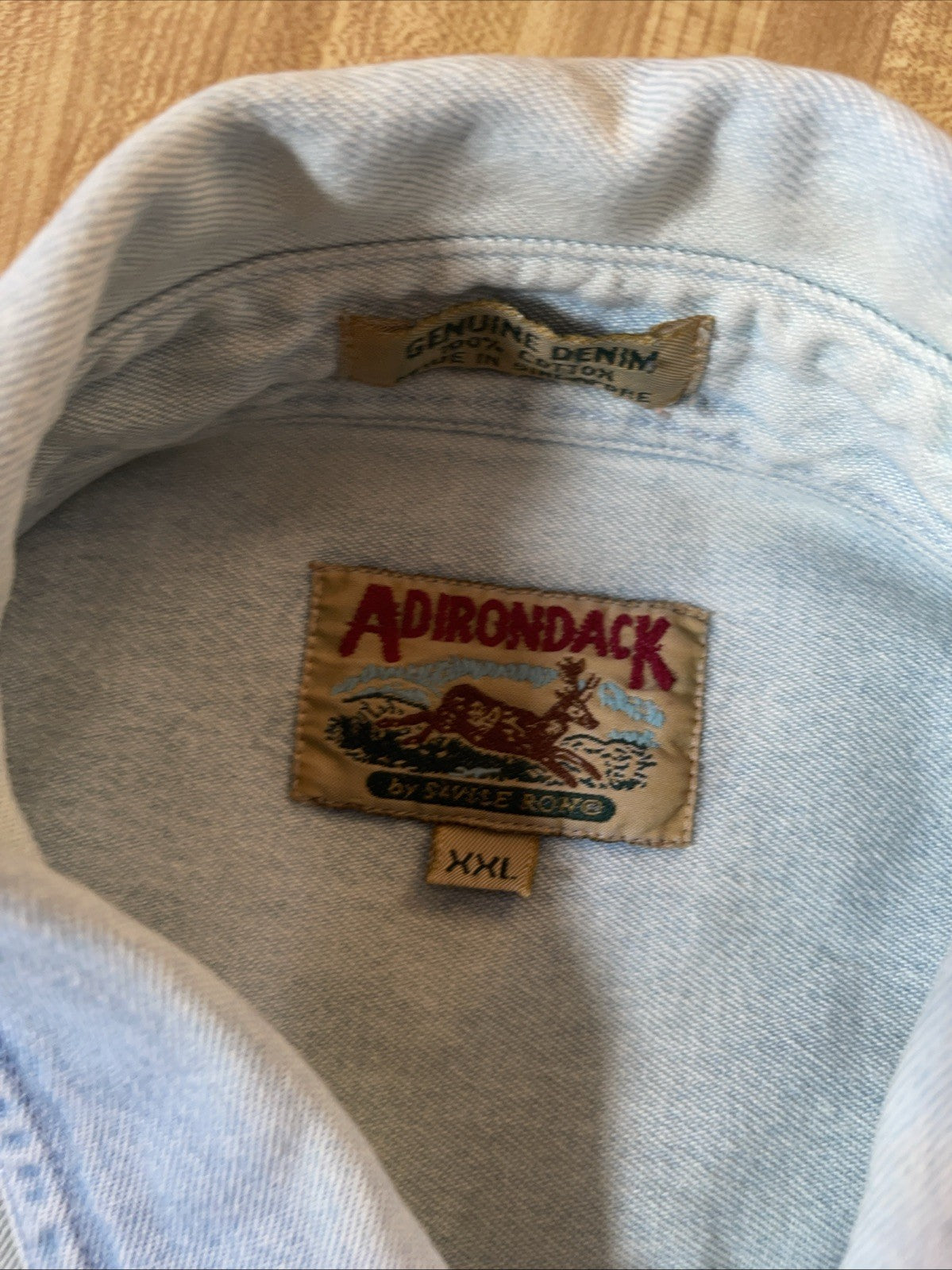 Vintage Denim Adirondack Button Up XXL 