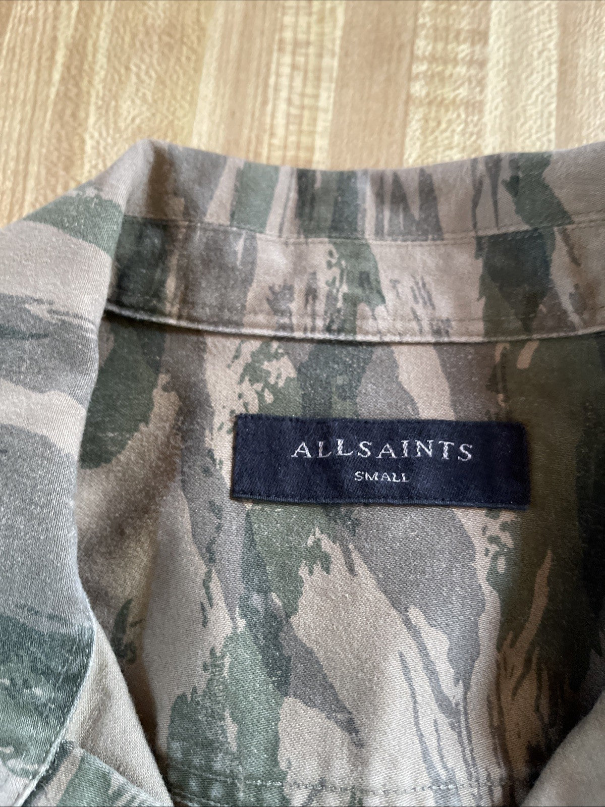Allsaints Camo Shacket Small