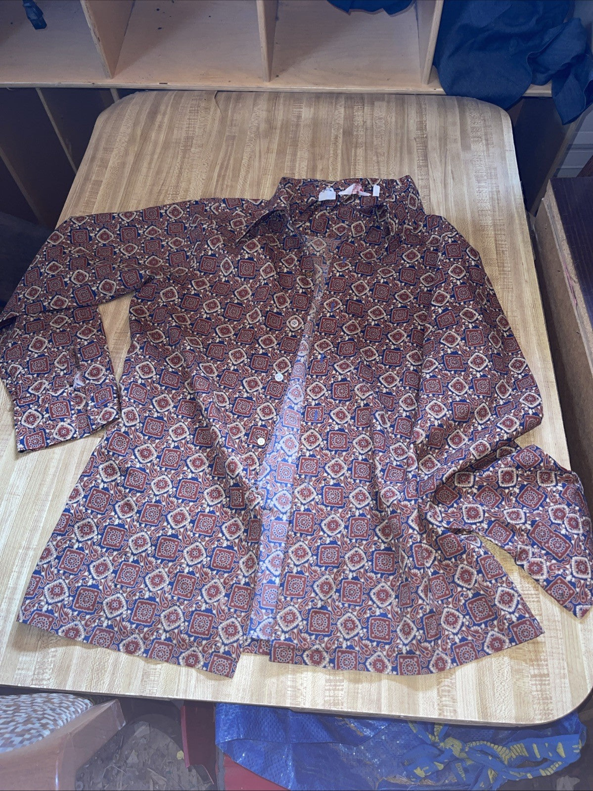 Vintage Panatela Tops By Levi’s Button Up Large