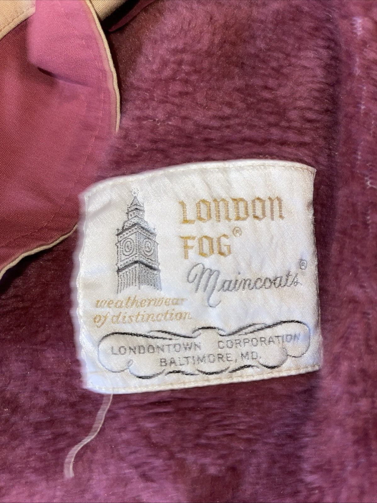 london fog maincoats trench coat 8P