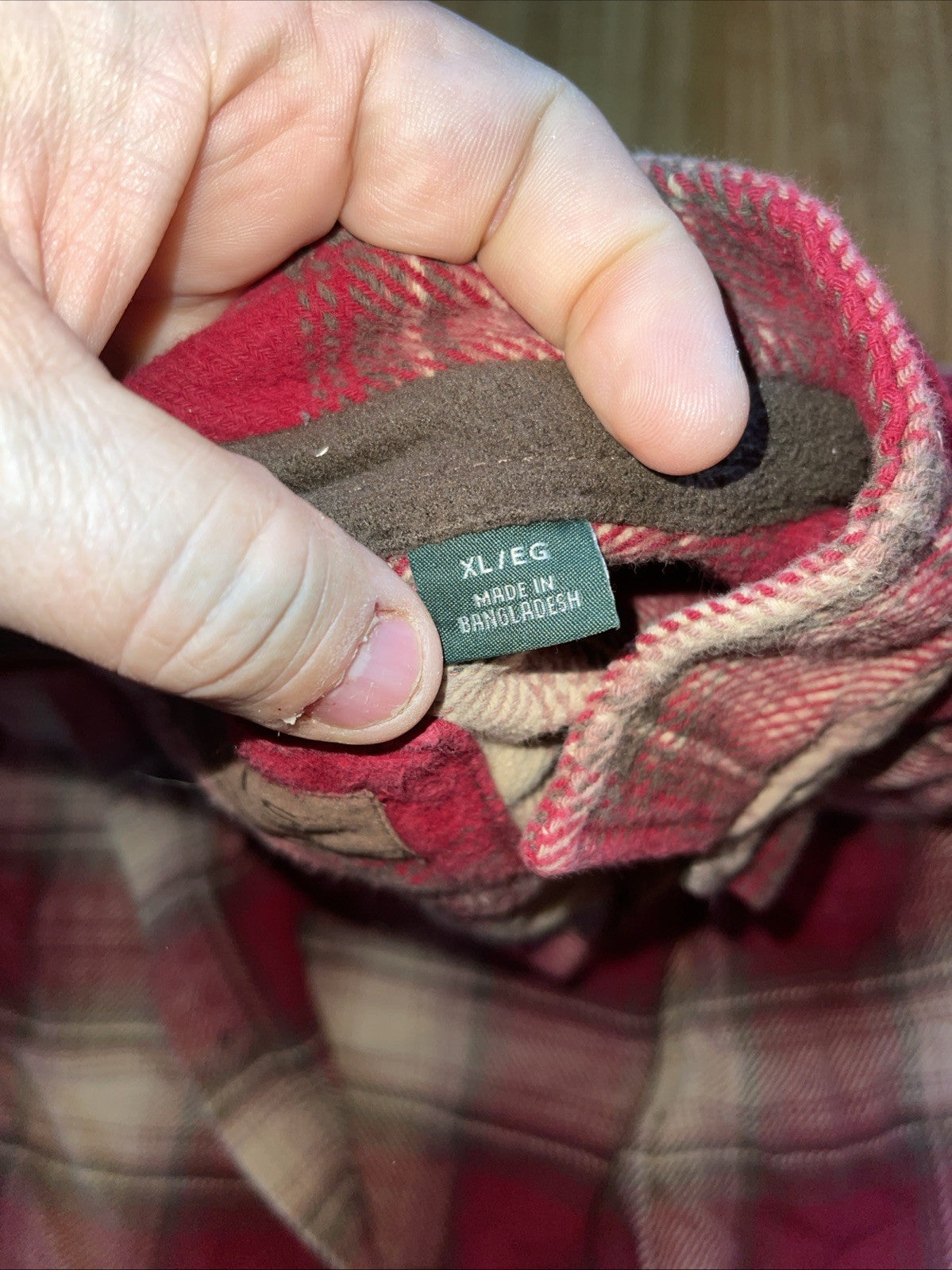 orvis heavy weight flannel shirt xl