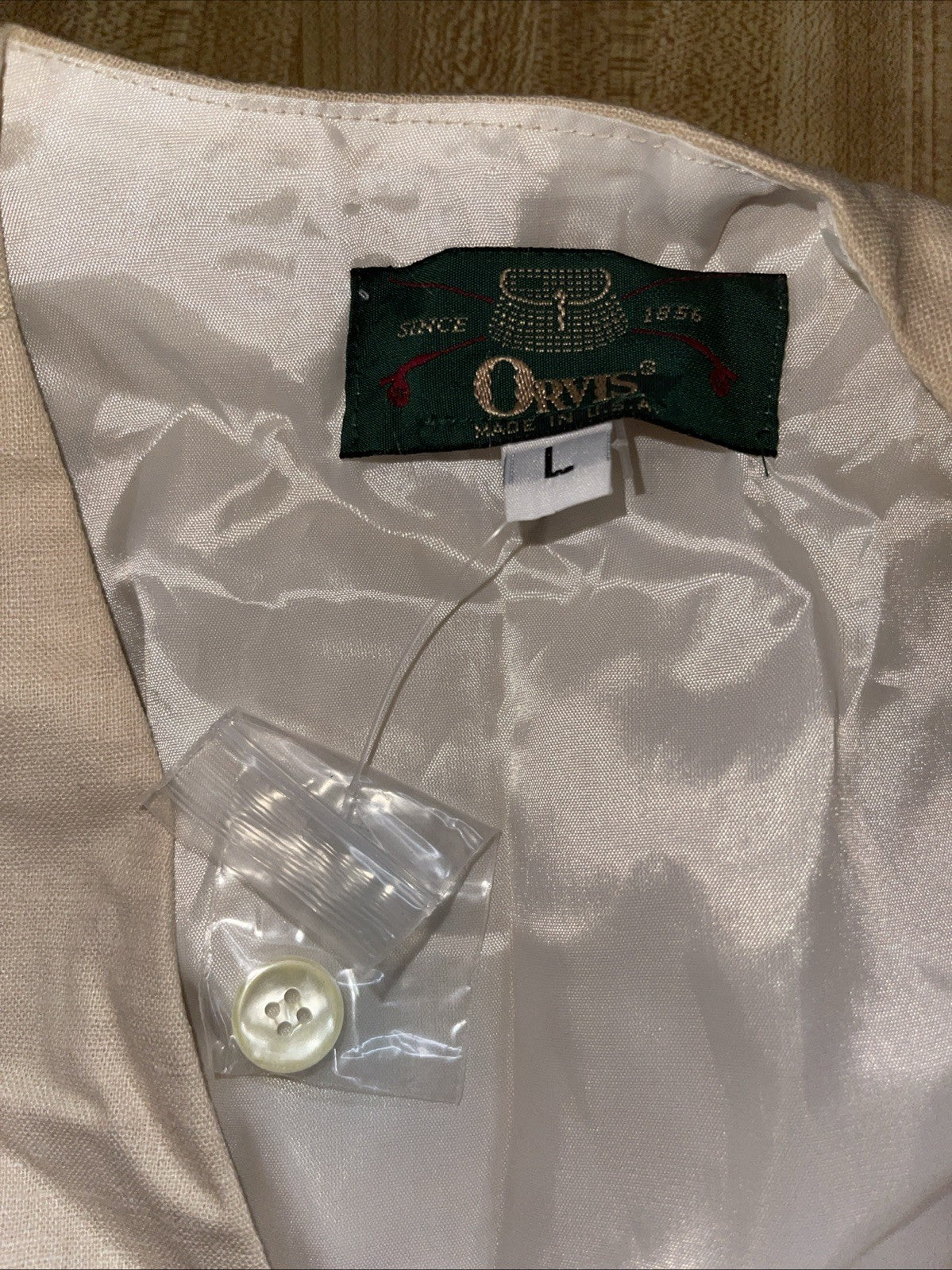 Deadstock Orvis Vest Large Floral Design 