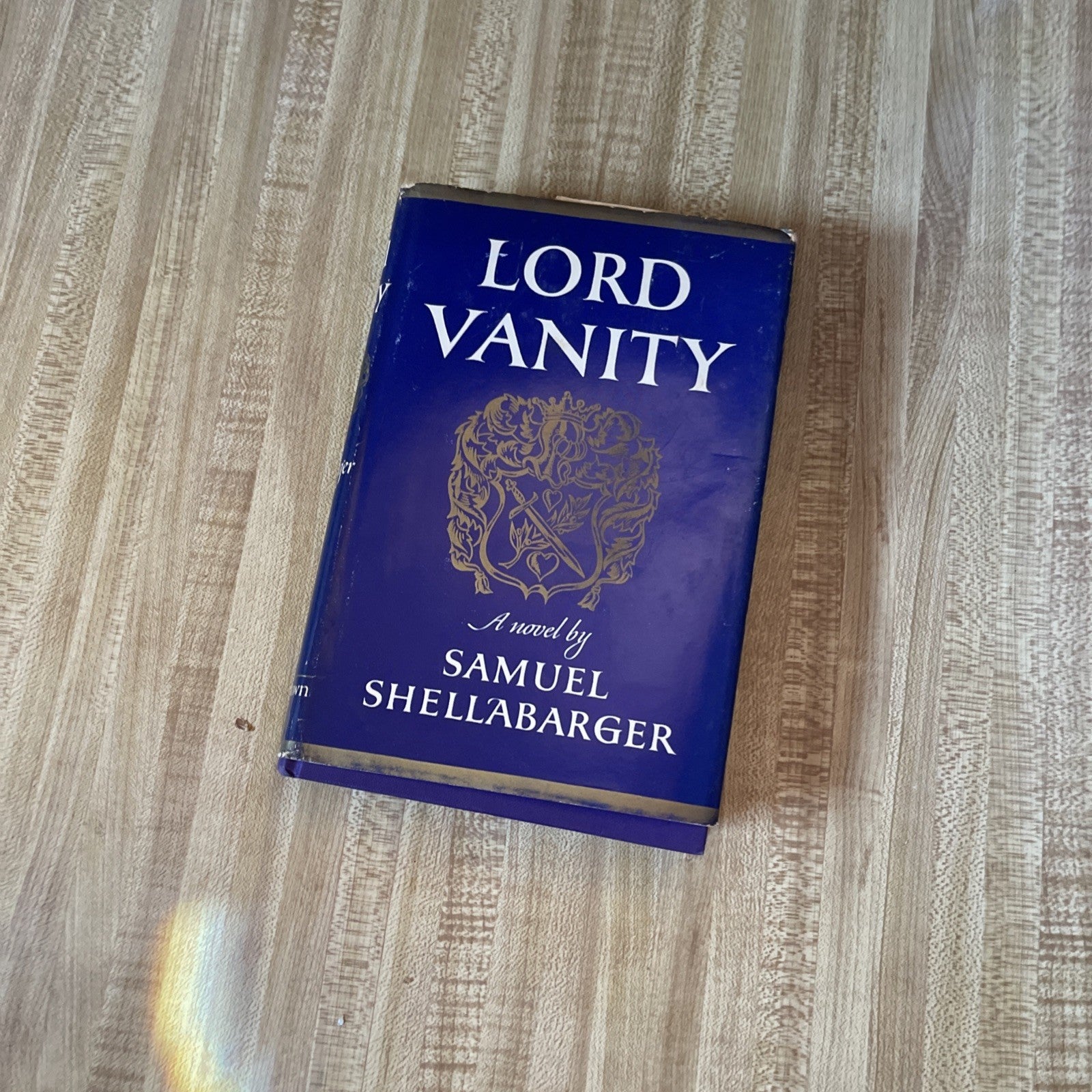 Lord Vanity Samuel Shellabarger 1953 Little Brown Venetian Society Hardcover
