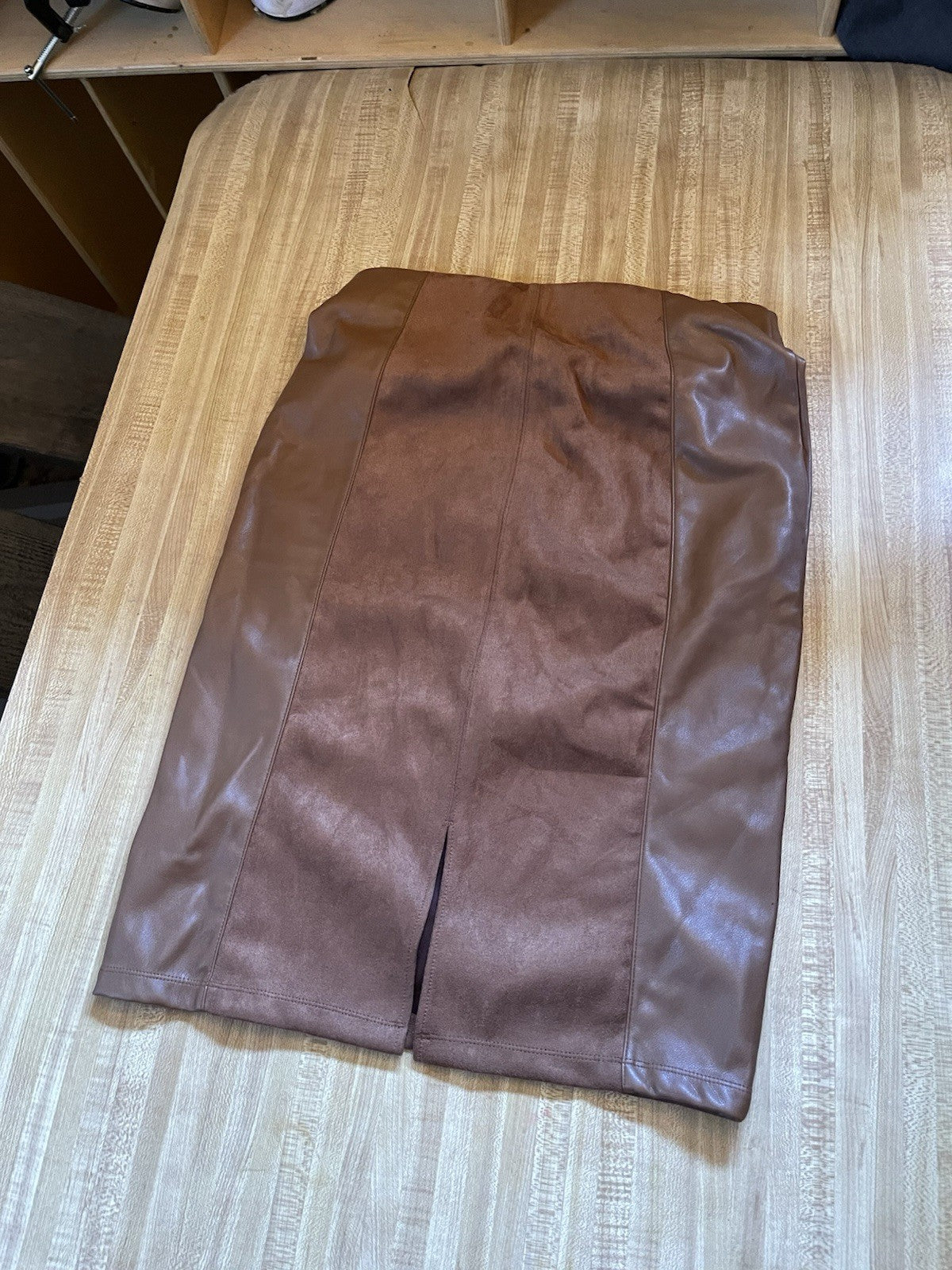 Marc New York Andrew Marc Leather Skirt XS NWT 