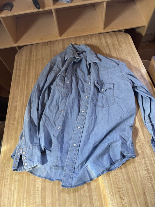 Wrangler Pearl Snap XL