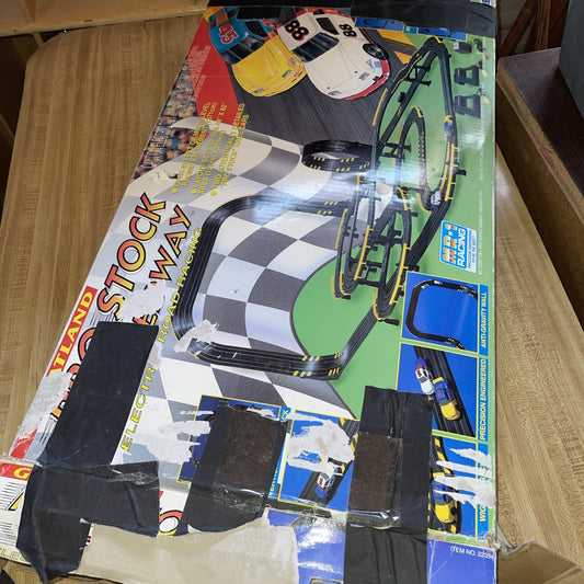 Vintage Greatland Pro Stock Slot Car Track With Original Box No Cars Included 