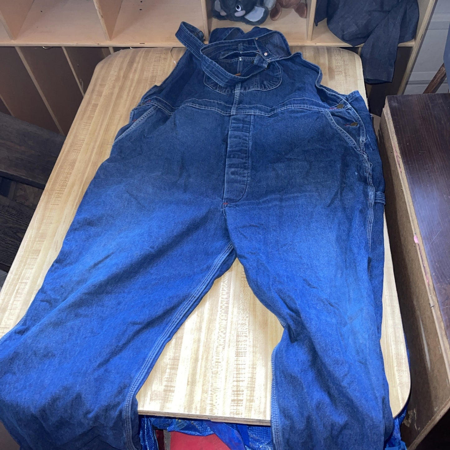 Red Kap Denim Overalls 48/30