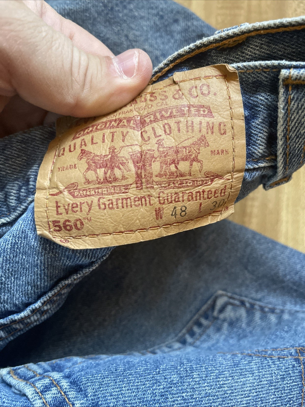 Vintage Made In USA Levi’s 560 48x30